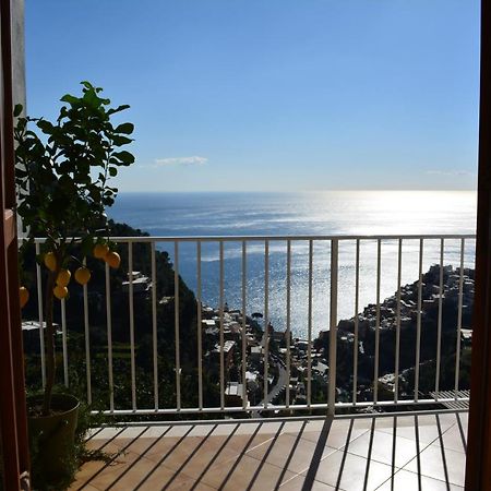Casa Rossia Breathtaking Sea View Apartment In Positano Kültér fotó