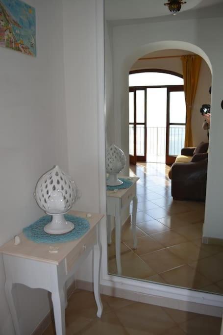 Casa Rossia Breathtaking Sea View Apartment In Positano Kültér fotó