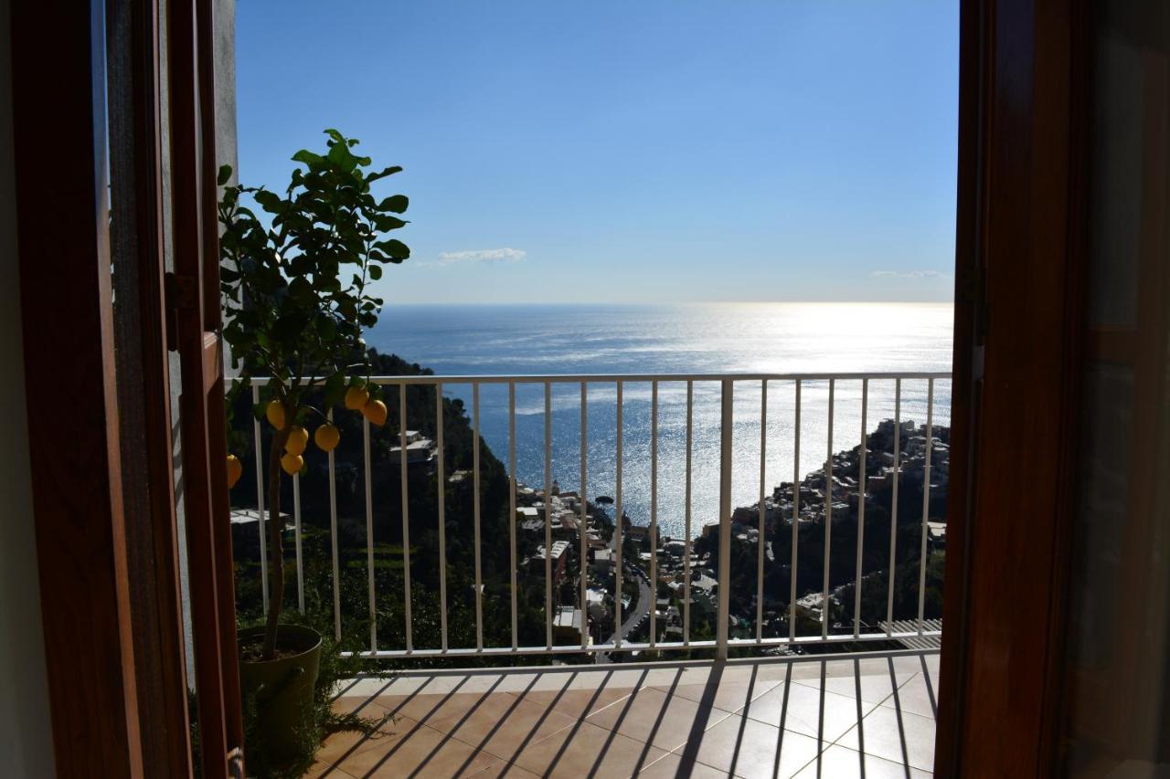 Casa Rossia Breathtaking Sea View Apartment In Positano Kültér fotó